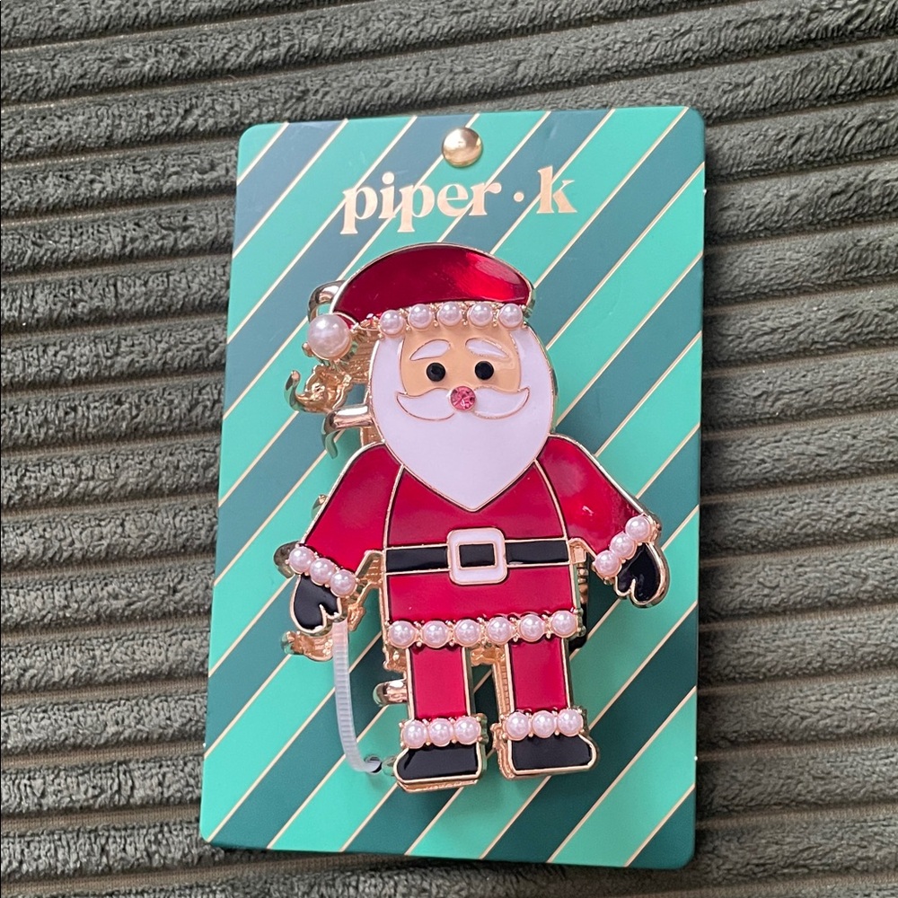 Piper k‎ Santa Hair Clip